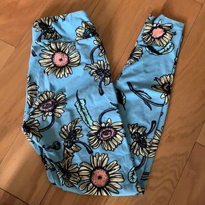 Lularoe sunflower leggings
